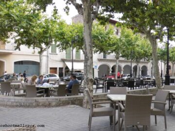 Mallorca Marktplatz Cafe