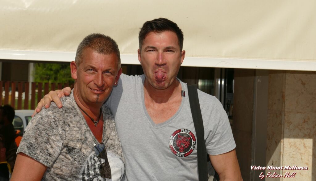 Lucas Cordalis und Achim Köllen am Megapark -7.9.19 - Foto ©Video Shoot Mallorca by Fabian Noll -- (2)