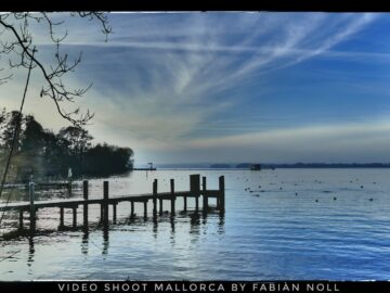 Brücke auf dem Großen Plöner See in Schleswig-Holstein- Plön